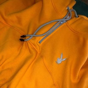 Playboy Missguided cropped hoodie